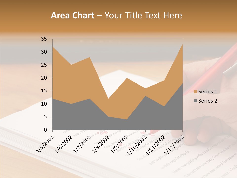 Write Text Work PowerPoint Template