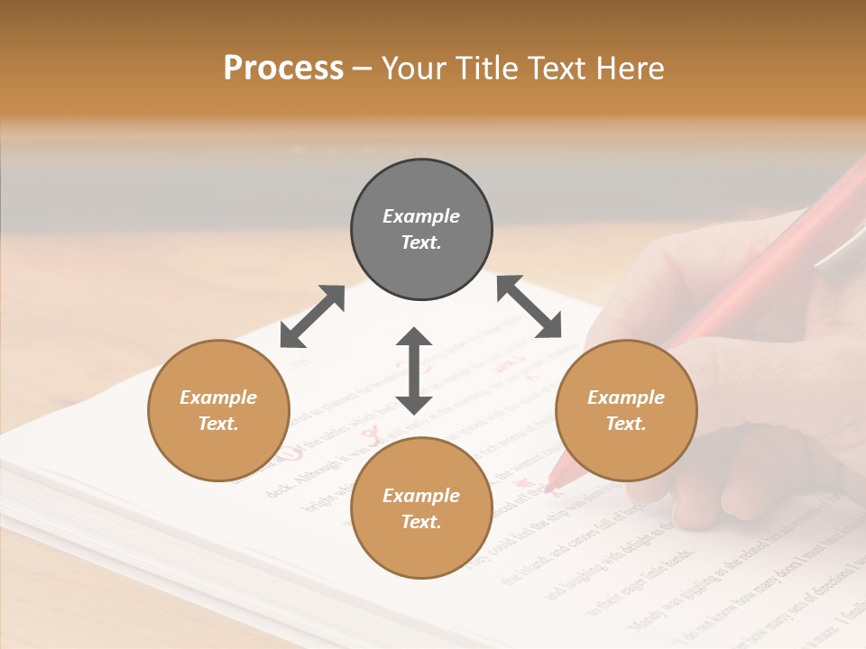 Write Text Work PowerPoint Template