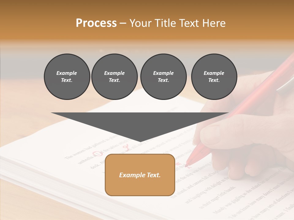 Write Text Work PowerPoint Template