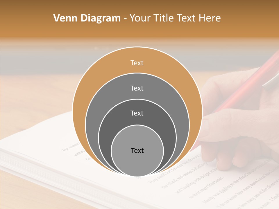Write Text Work PowerPoint Template