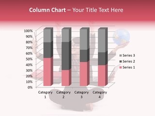 Confident Young Businesswoman PowerPoint Template