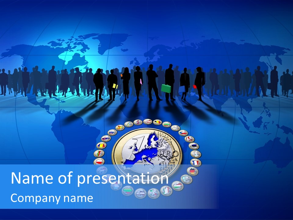 Europe Customer World PowerPoint Template