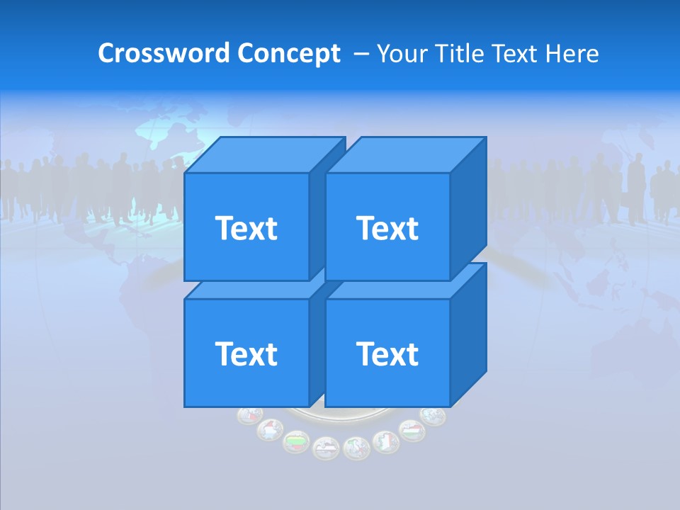 Europe Customer World PowerPoint Template