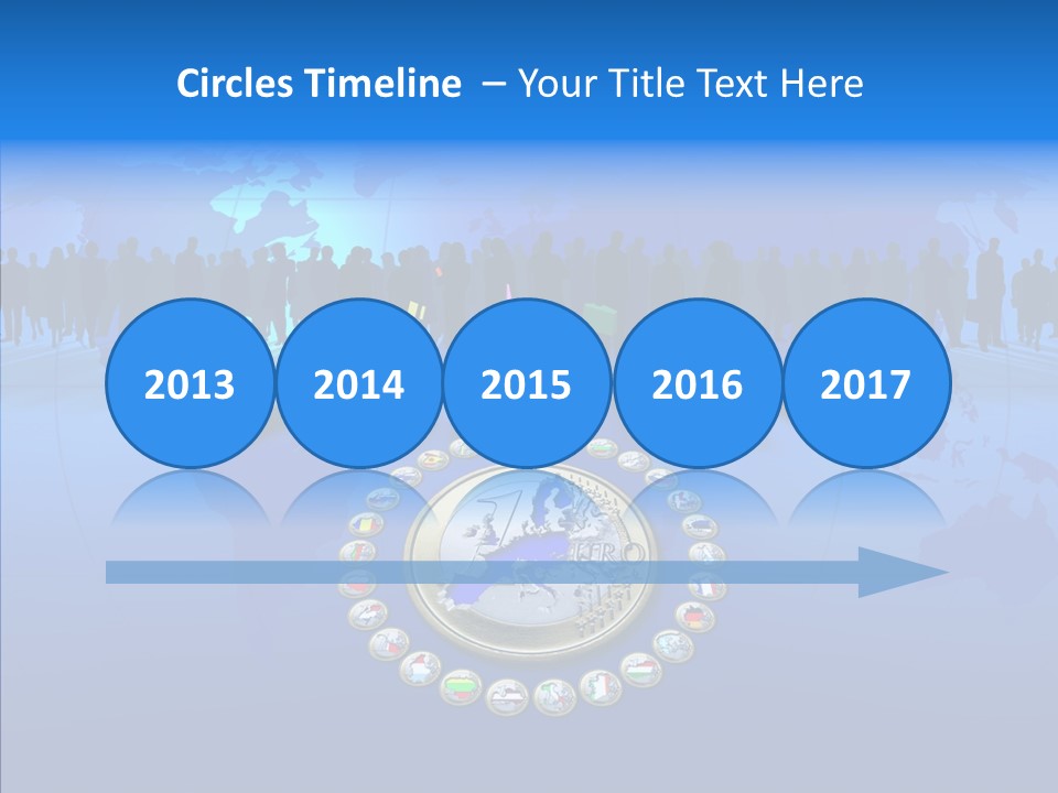 Europe Customer World PowerPoint Template