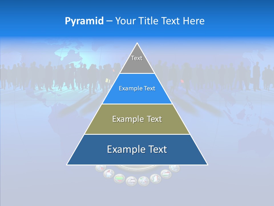 Europe Customer World PowerPoint Template