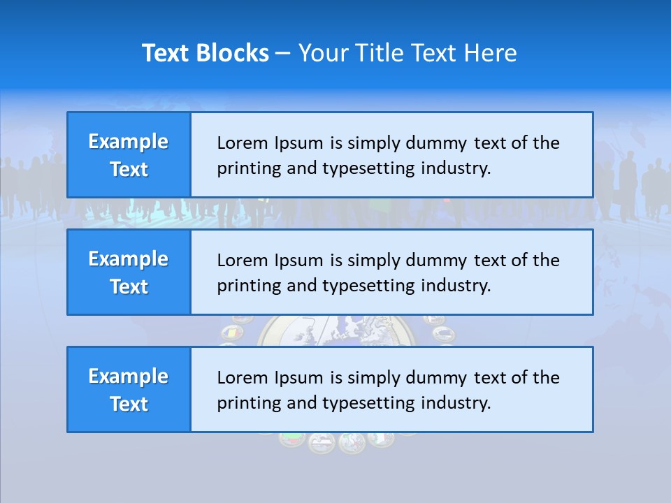 Europe Customer World PowerPoint Template