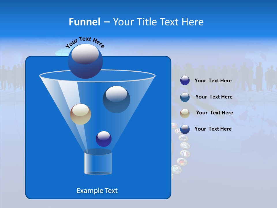 Europe Customer World PowerPoint Template