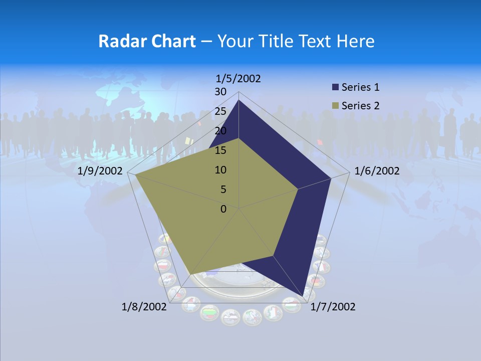 Europe Customer World PowerPoint Template