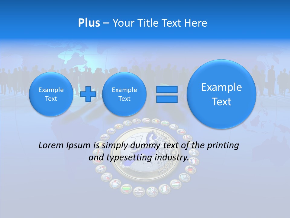 Europe Customer World PowerPoint Template