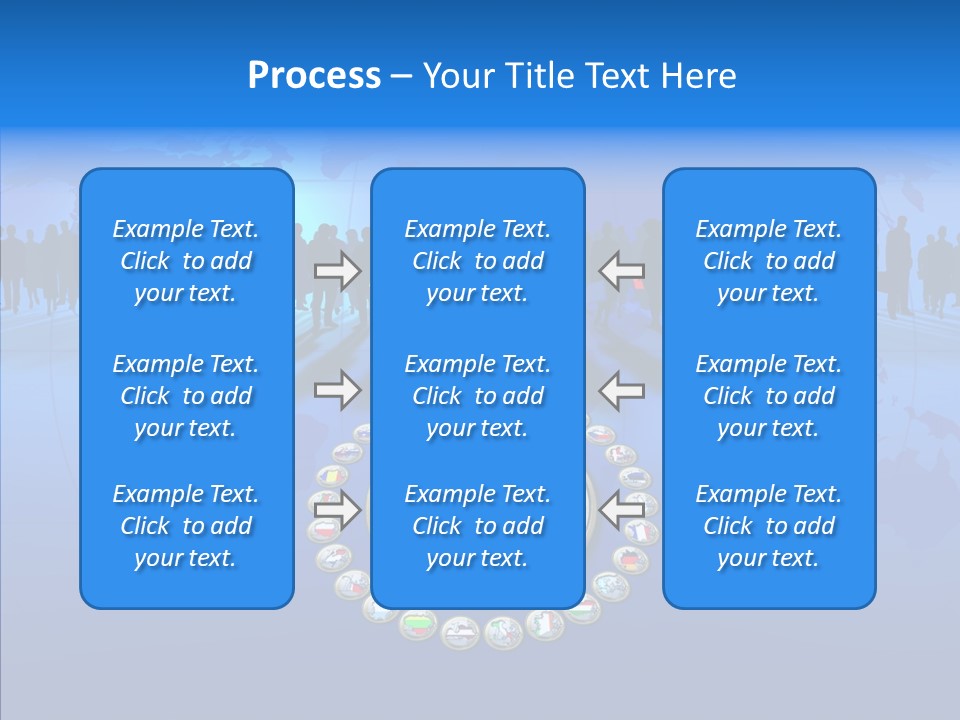 Europe Customer World PowerPoint Template