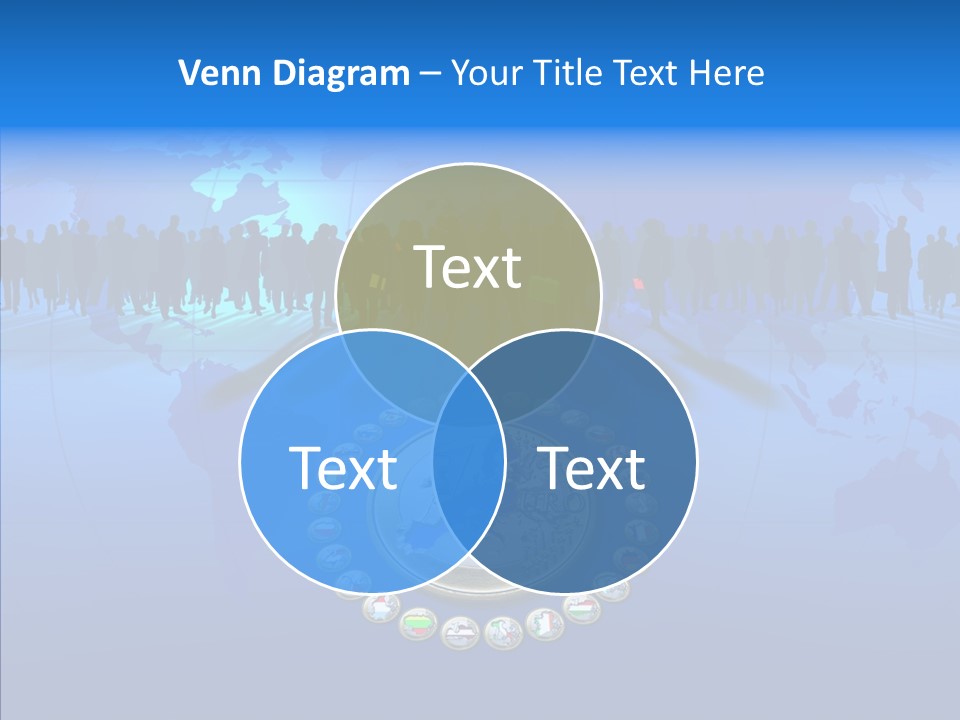 Europe Customer World PowerPoint Template