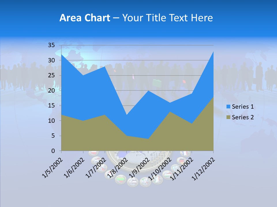 Europe Customer World PowerPoint Template