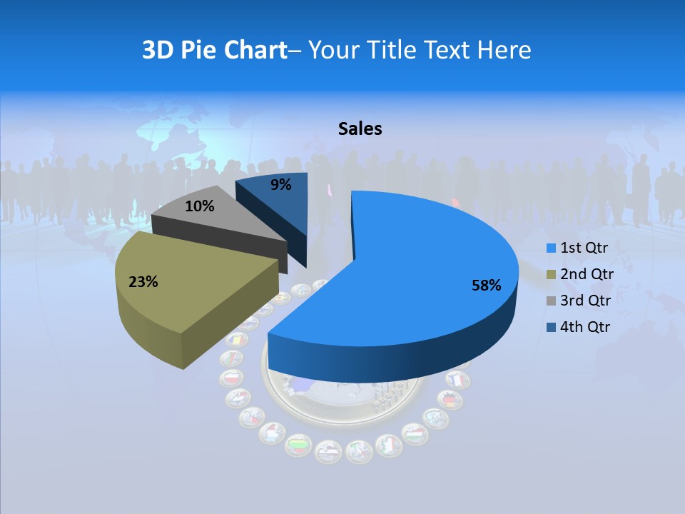 Europe Customer World PowerPoint Template