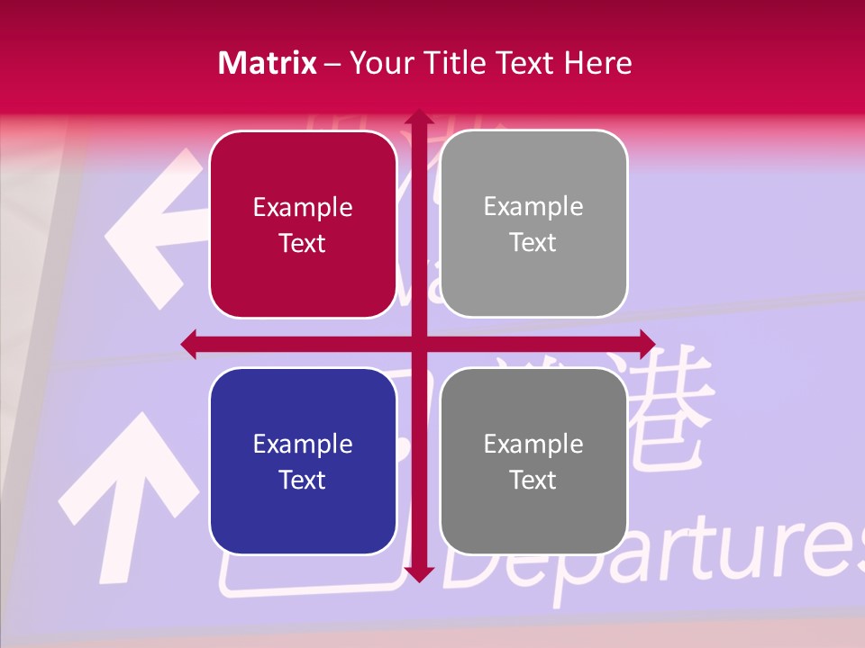 Word Chinese Hong PowerPoint Template