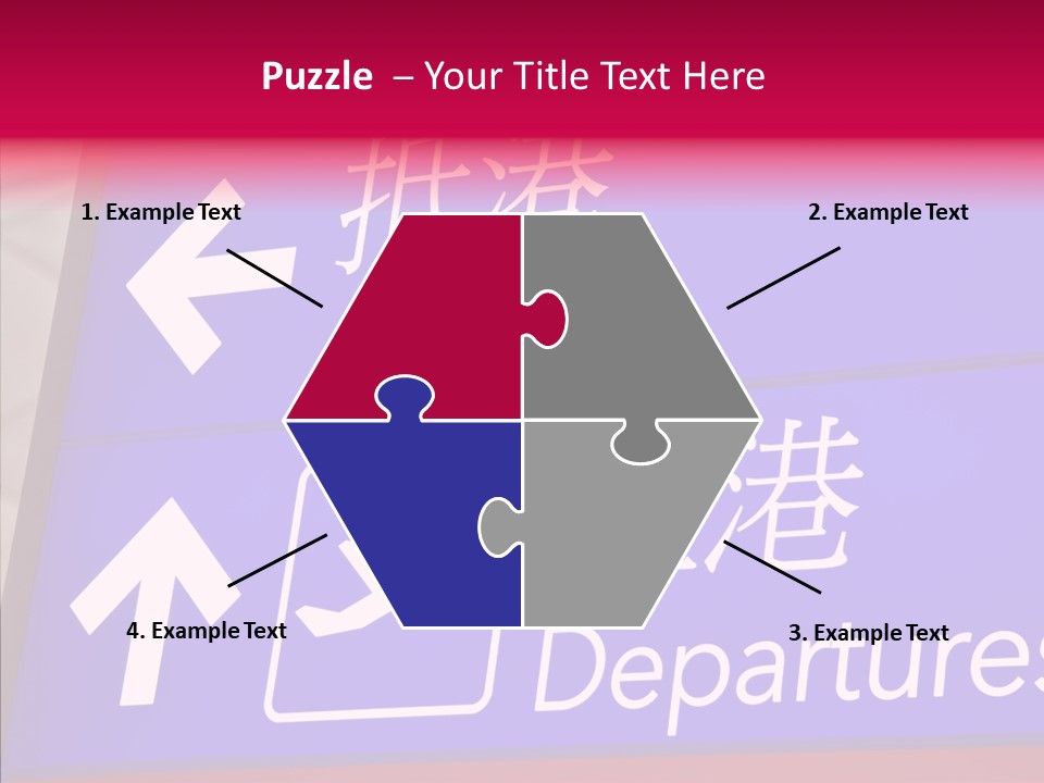 Word Chinese Hong PowerPoint Template