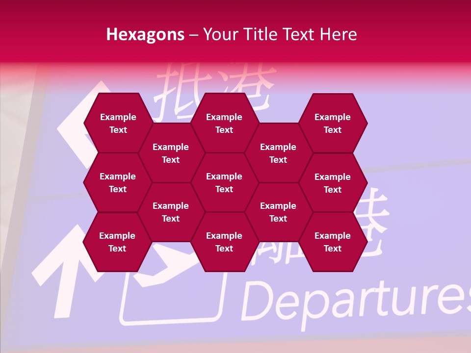 Word Chinese Hong PowerPoint Template