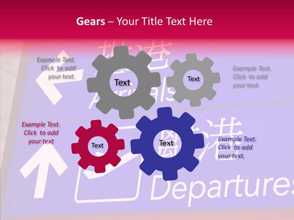 Word Chinese Hong PowerPoint Template