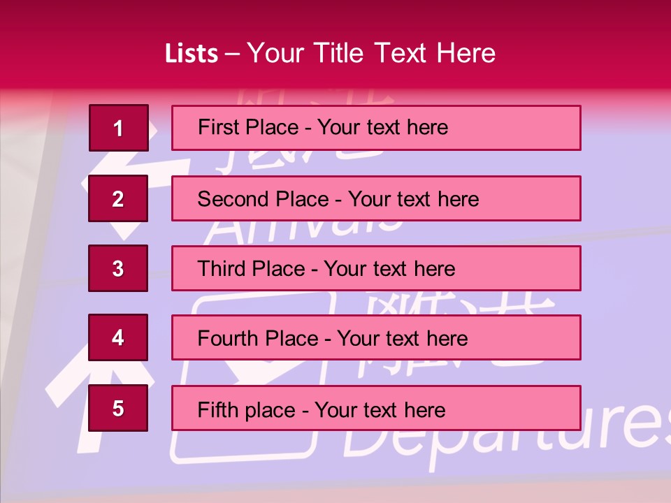 Word Chinese Hong PowerPoint Template