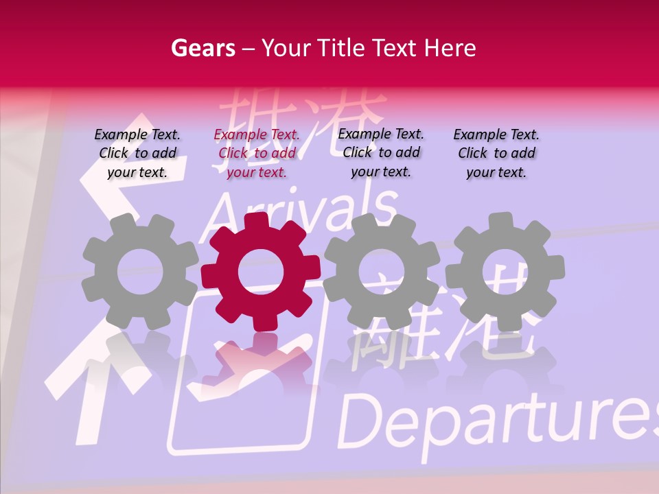 Word Chinese Hong PowerPoint Template