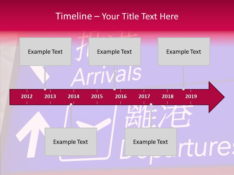 Word Chinese Hong PowerPoint Template