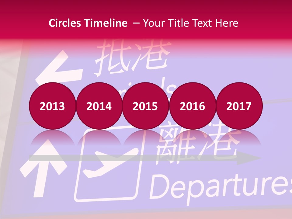 Word Chinese Hong PowerPoint Template