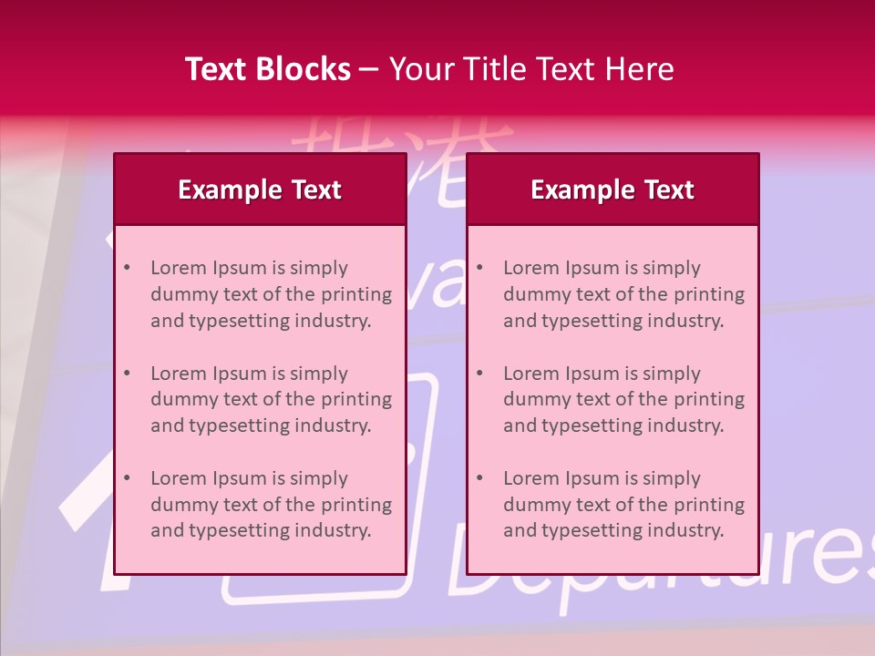Word Chinese Hong PowerPoint Template