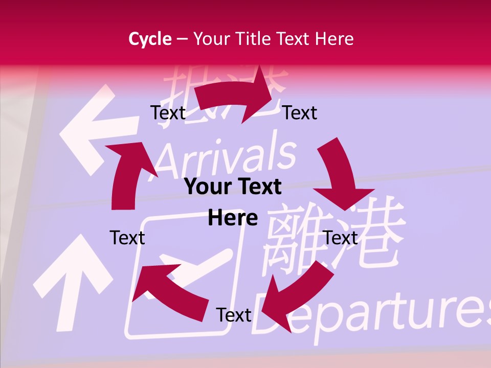Word Chinese Hong PowerPoint Template