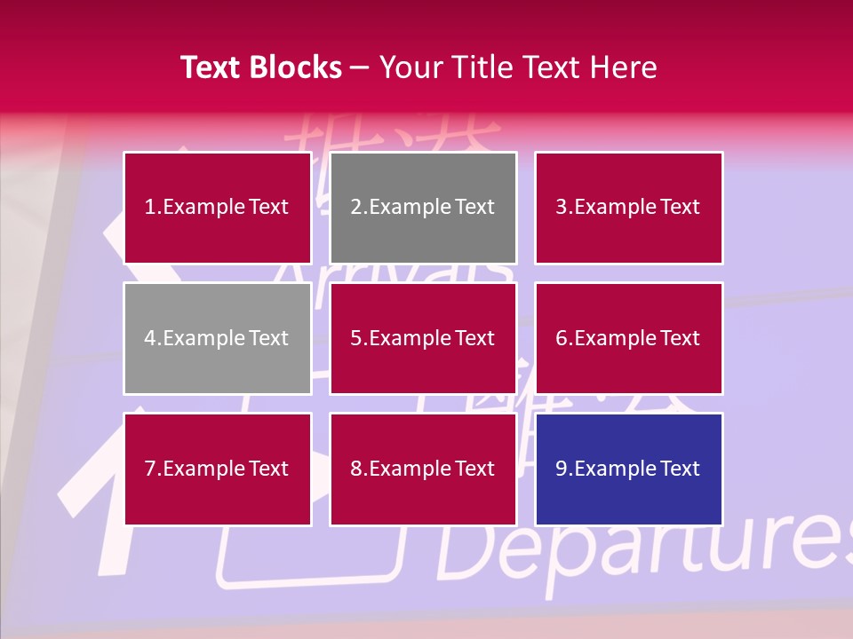 Word Chinese Hong PowerPoint Template