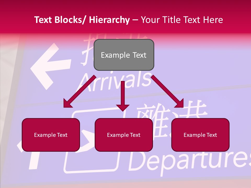 Word Chinese Hong PowerPoint Template