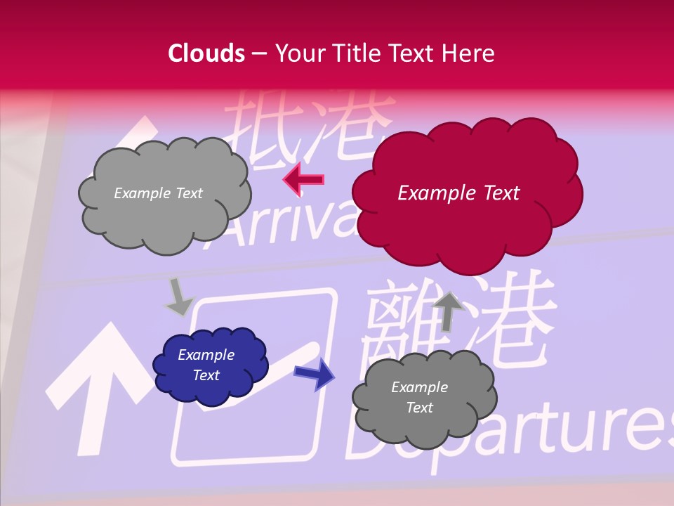 Word Chinese Hong PowerPoint Template