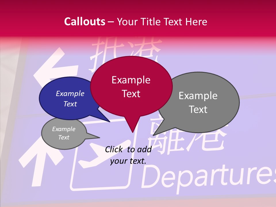 Word Chinese Hong PowerPoint Template