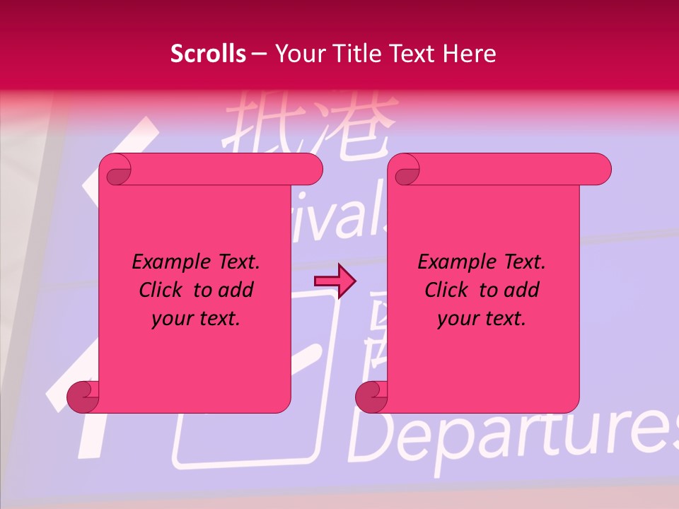 Word Chinese Hong PowerPoint Template