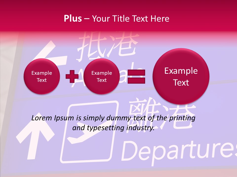 Word Chinese Hong PowerPoint Template