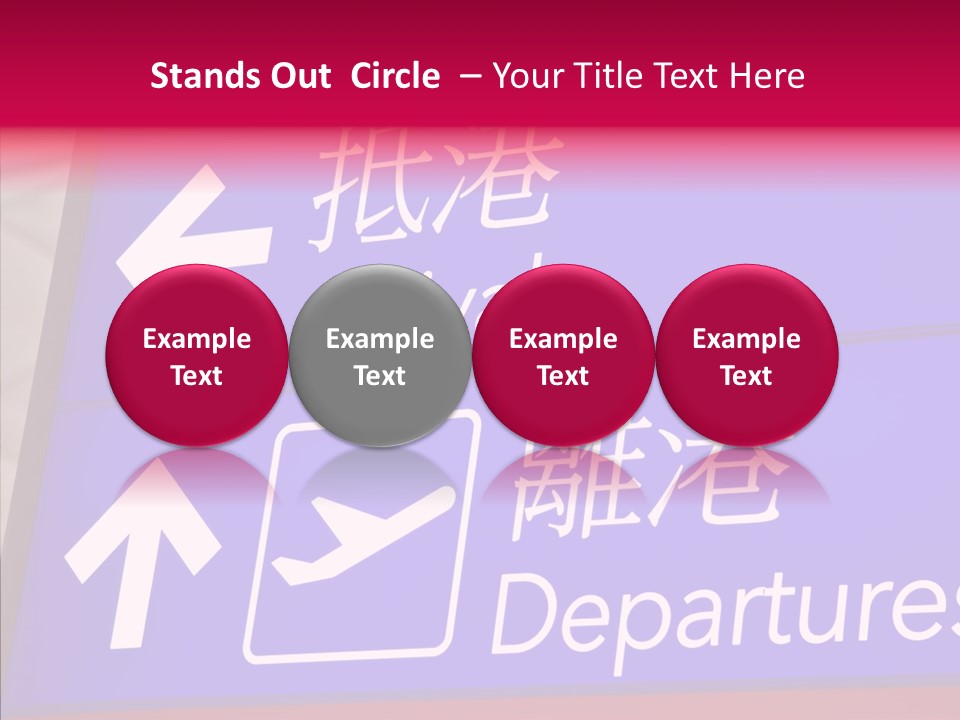 Word Chinese Hong PowerPoint Template