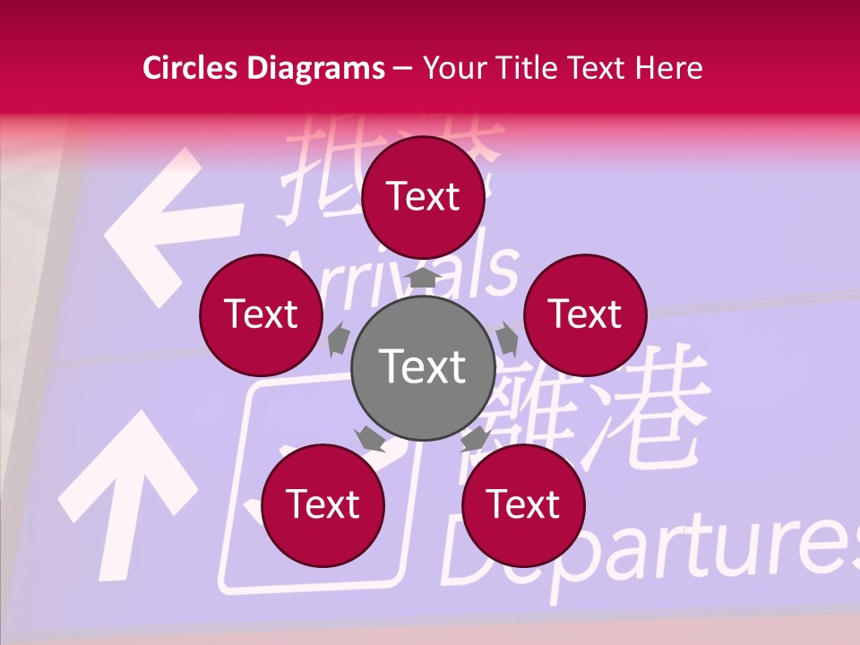 Word Chinese Hong PowerPoint Template