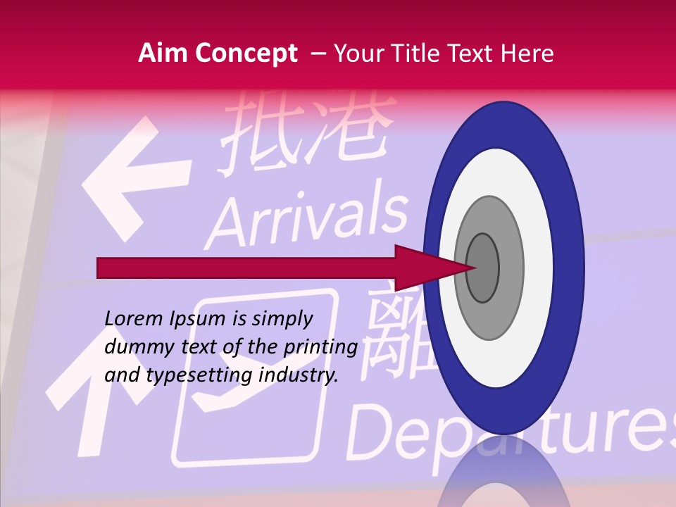 Word Chinese Hong PowerPoint Template