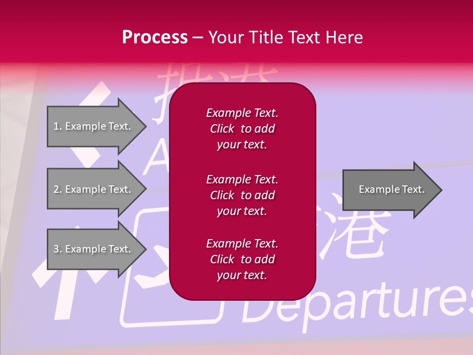 Word Chinese Hong PowerPoint Template