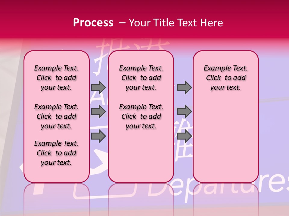 Word Chinese Hong PowerPoint Template