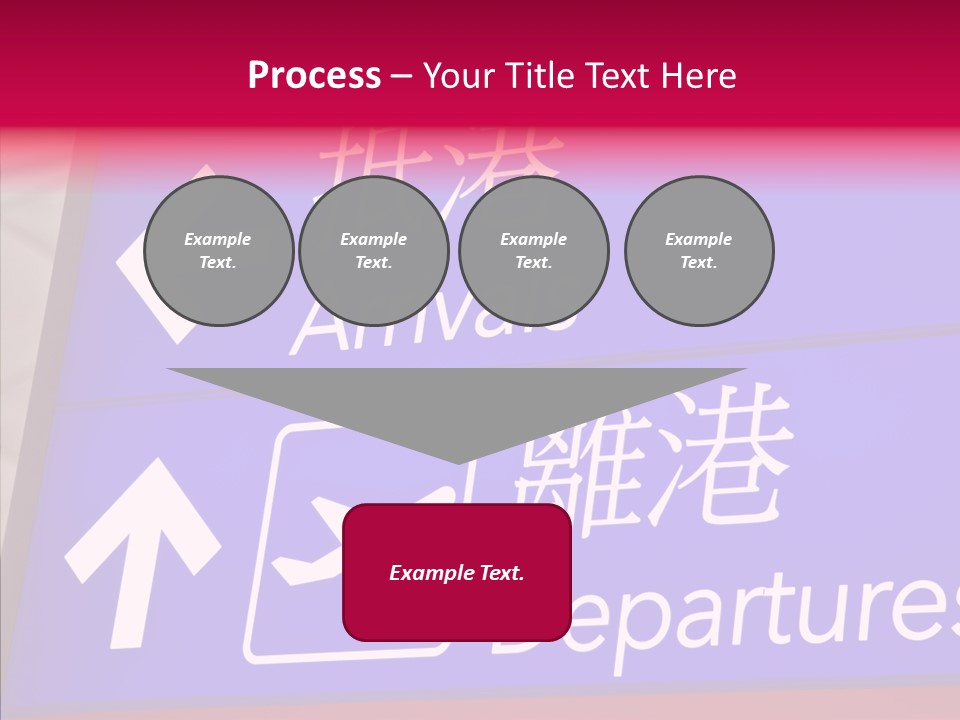 Word Chinese Hong PowerPoint Template