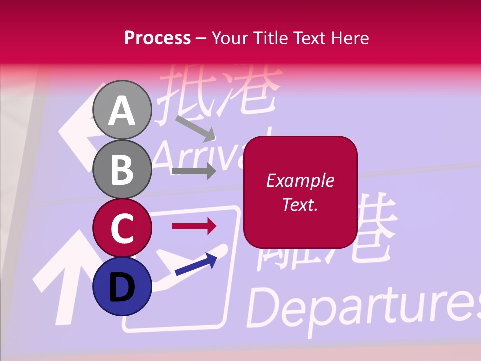 Word Chinese Hong PowerPoint Template