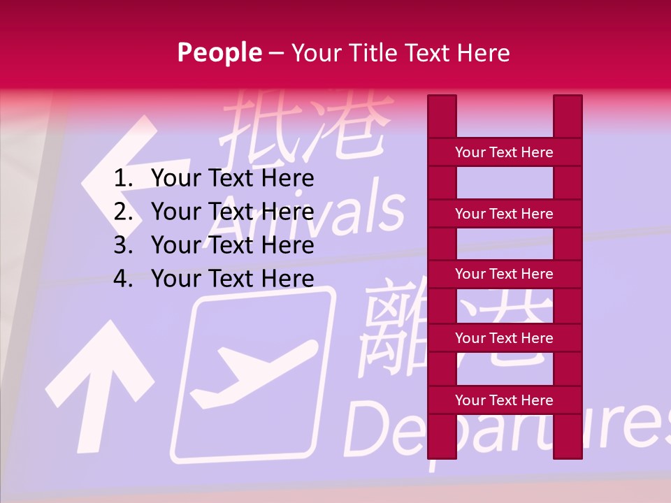 Word Chinese Hong PowerPoint Template