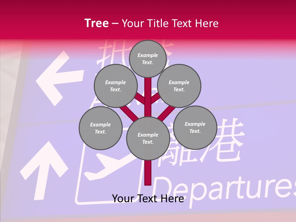 Word Chinese Hong PowerPoint Template