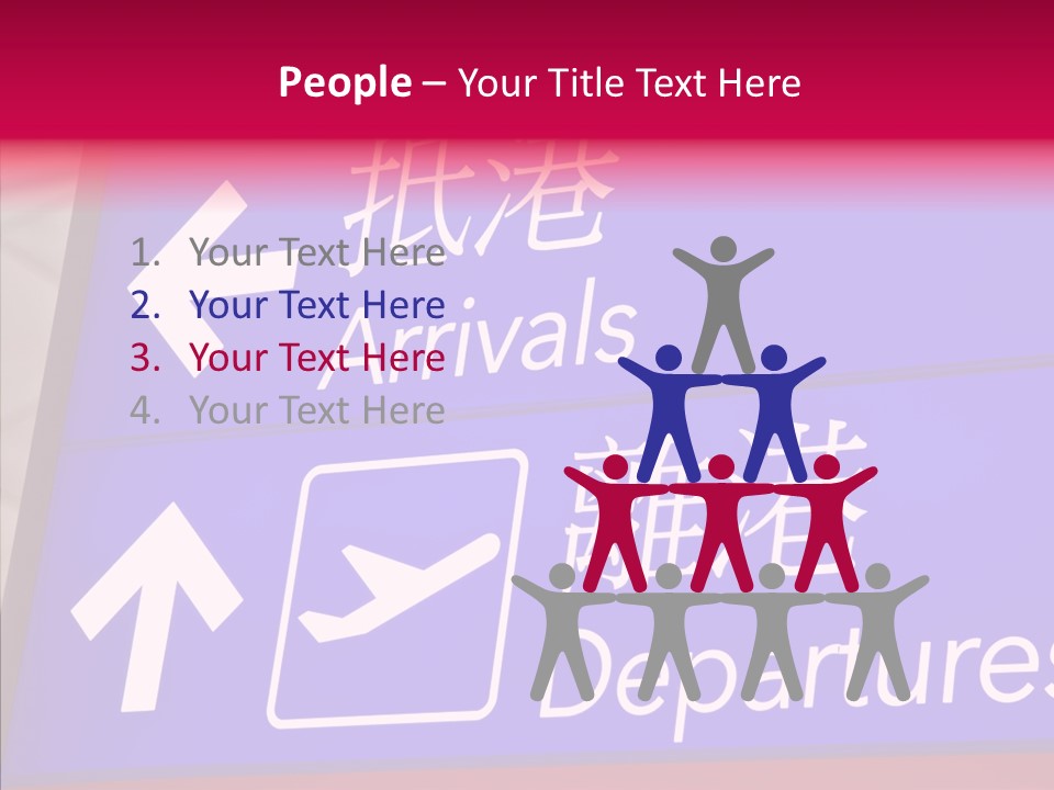 Word Chinese Hong PowerPoint Template