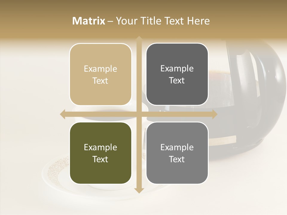 Cup Pot Coffee PowerPoint Template