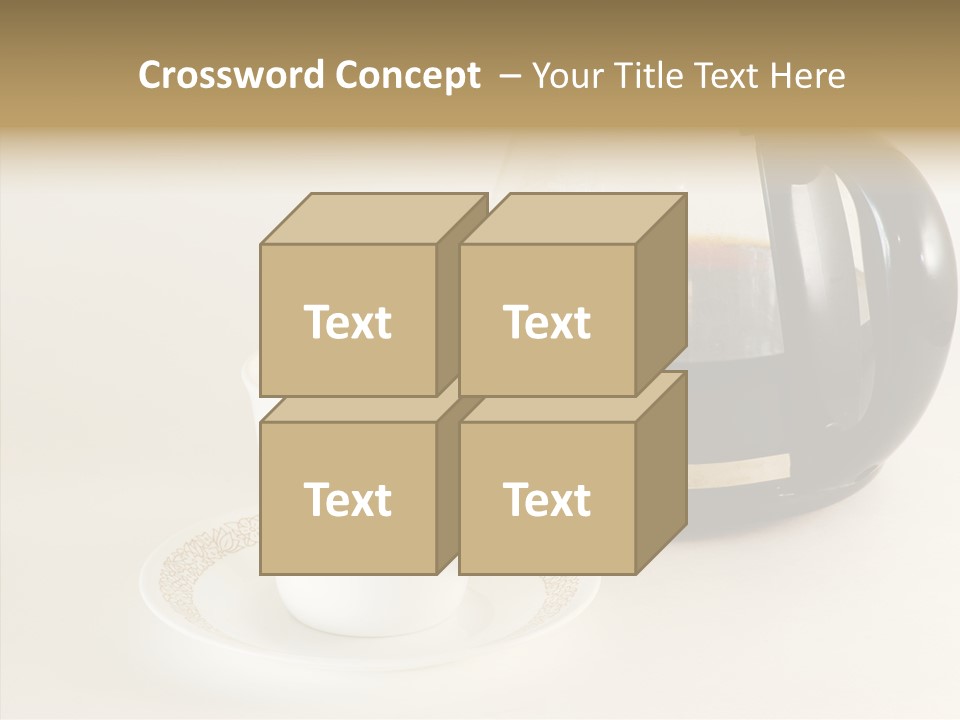 Cup Pot Coffee PowerPoint Template