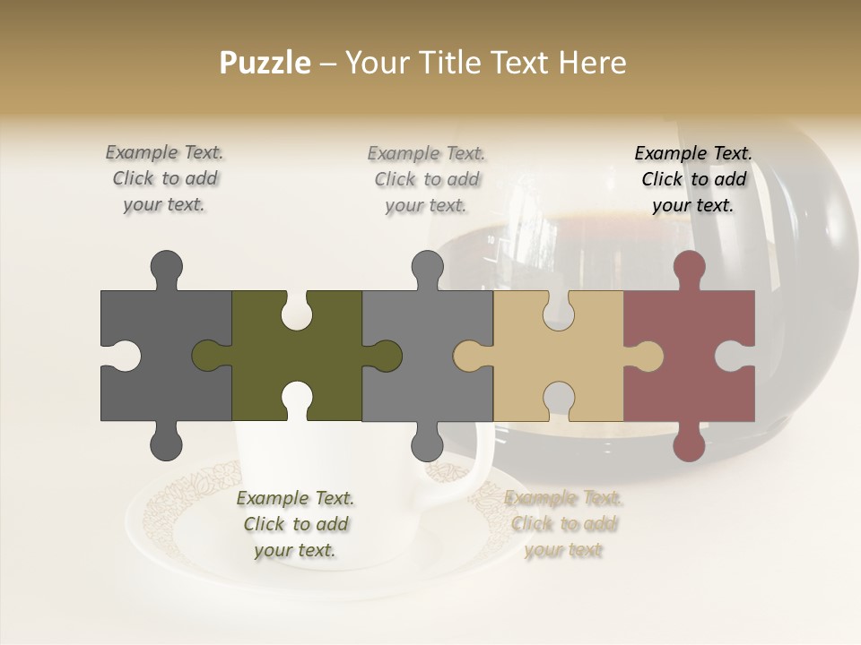 Cup Pot Coffee PowerPoint Template