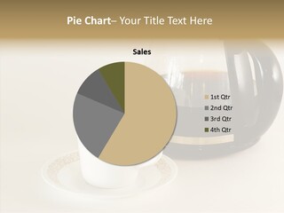 Cup Pot Coffee PowerPoint Template