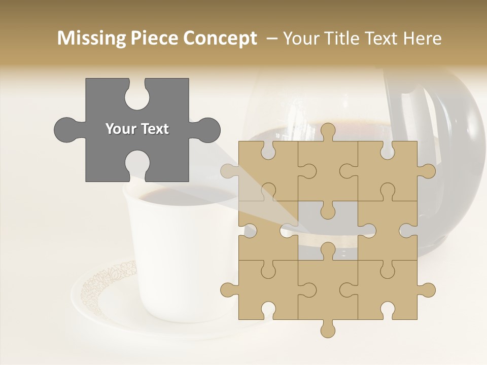 Cup Pot Coffee PowerPoint Template