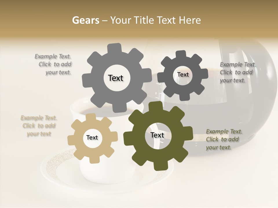 Cup Pot Coffee PowerPoint Template