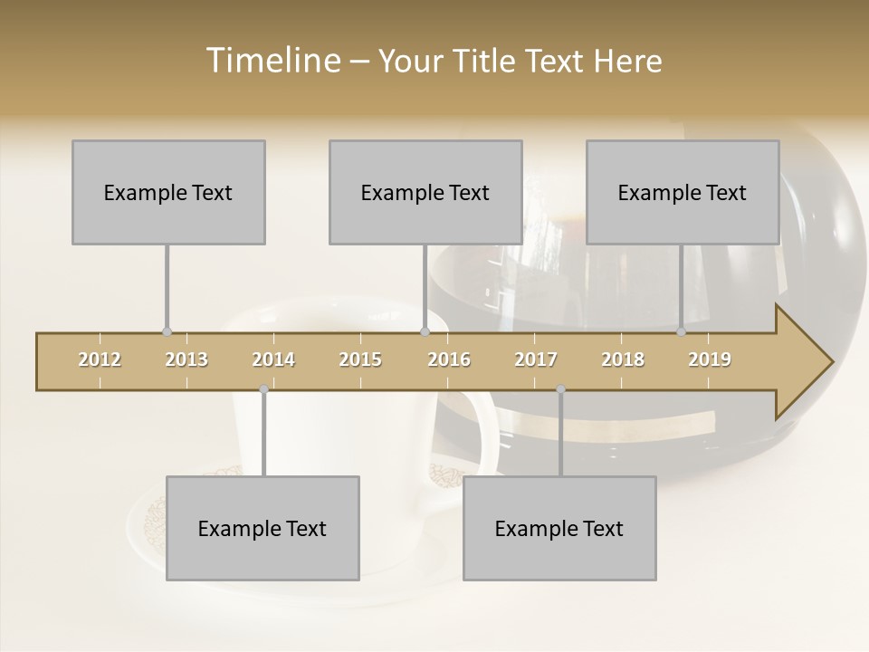 Cup Pot Coffee PowerPoint Template